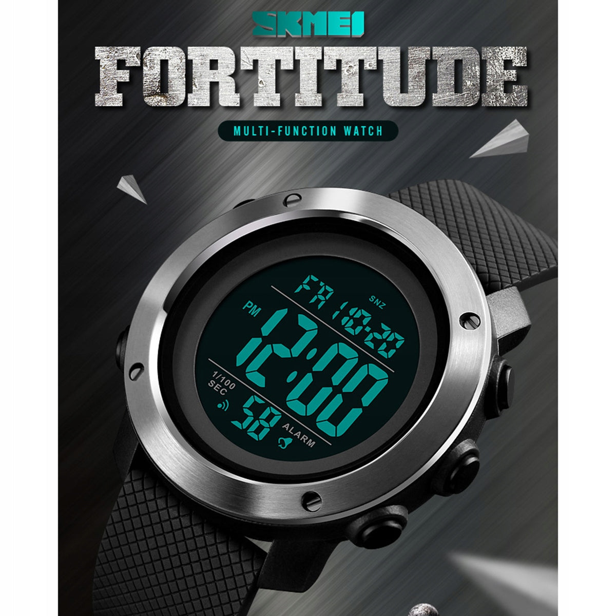Skmei 1426 Digital Movement Men Watch 5ATM Waterproof El Fring 8L