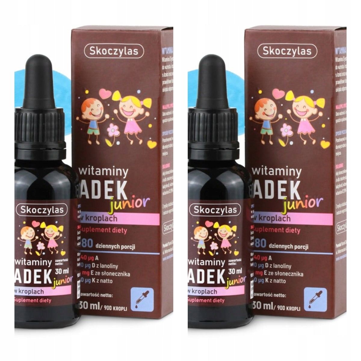 Skoczylas ADEK JUNIOR Vitamin A D3 E K2 DROPS FOR CHILDREN For universal