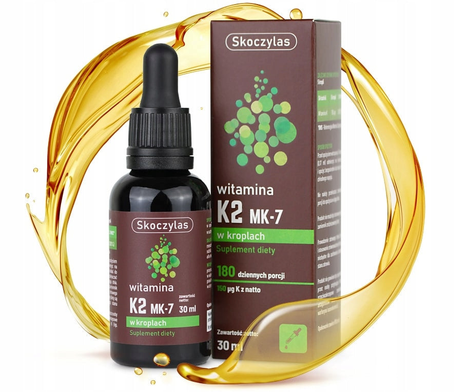 Skoczylas VITAMIN K2 MK-7 in Drops 30ml | HEALTHY BONES | 200% RWS EAN (GTIN) 5903631208799