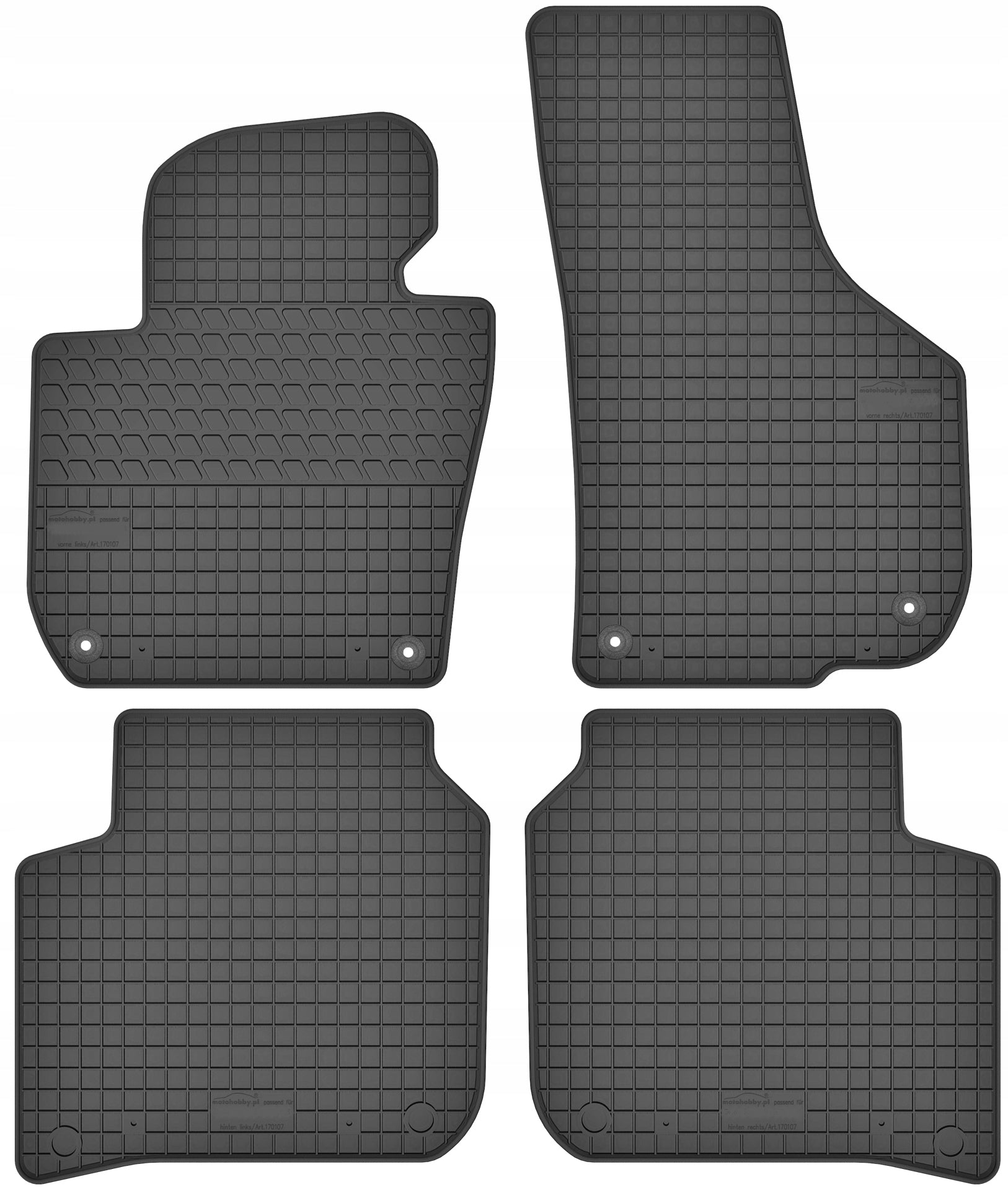 Skoda Superb II (08-15) DEDICATED RUBBER MAT