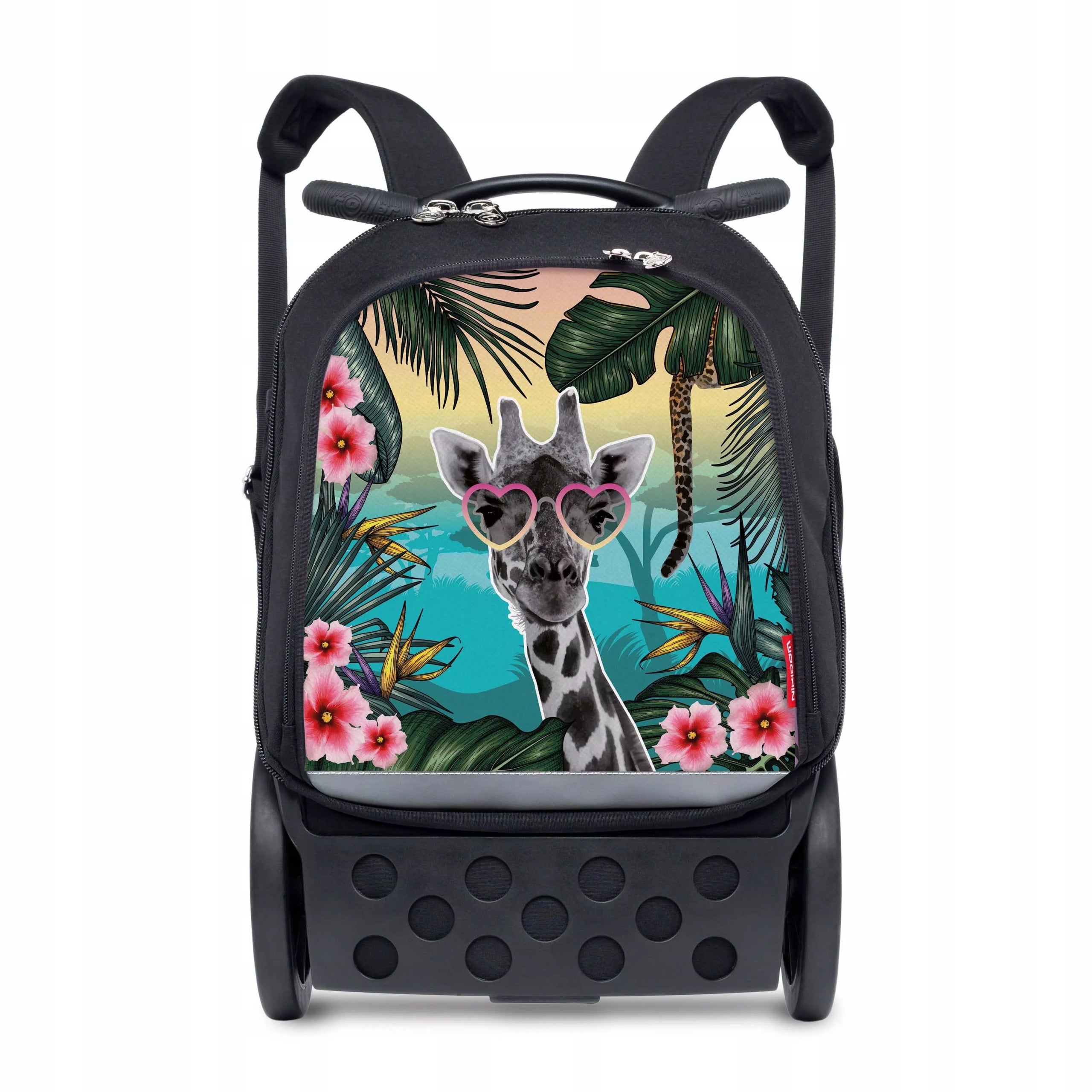 Školní a cestovní batoh na kolečkách Nikidom Roller UP XL Safari (27 l)