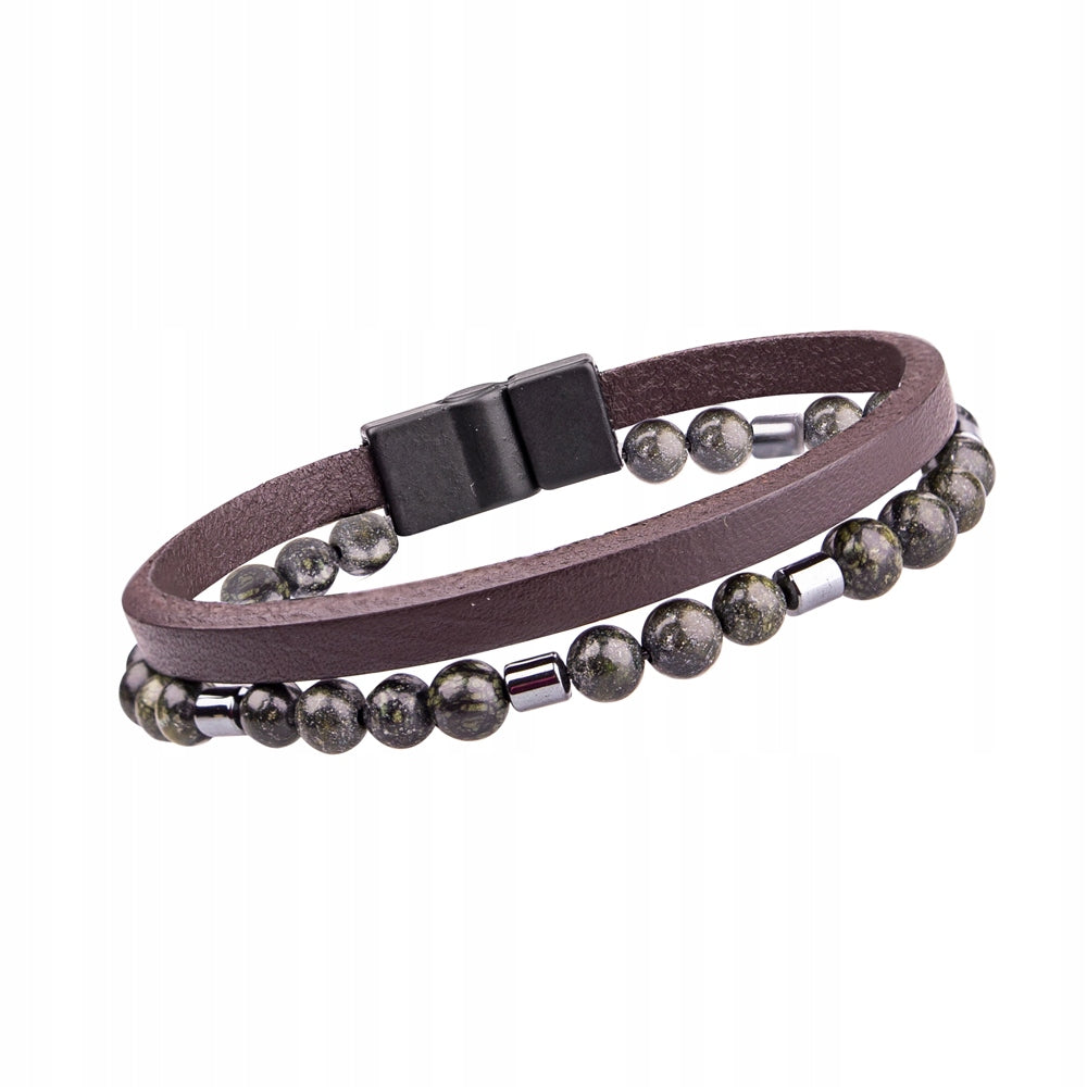 Lederarmband W-TEC Cronkroad - 24 cm 