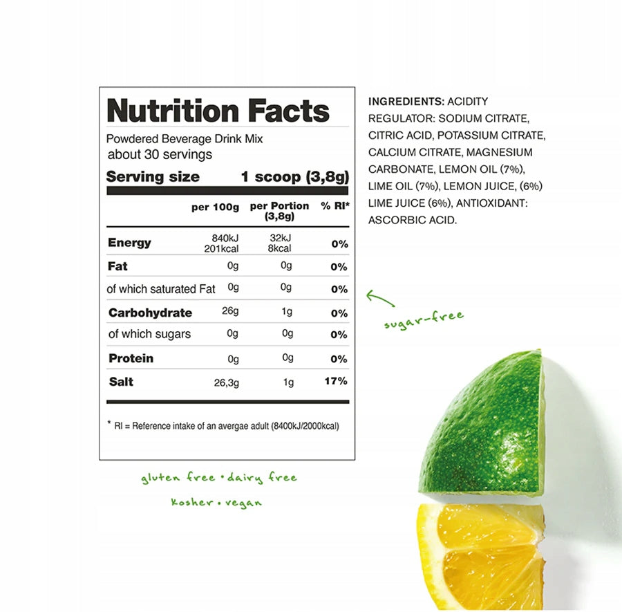 Skratch Labs sugar-free electrolyte drink, salted margarita 4g Expiration date at least six months from the date of purchase