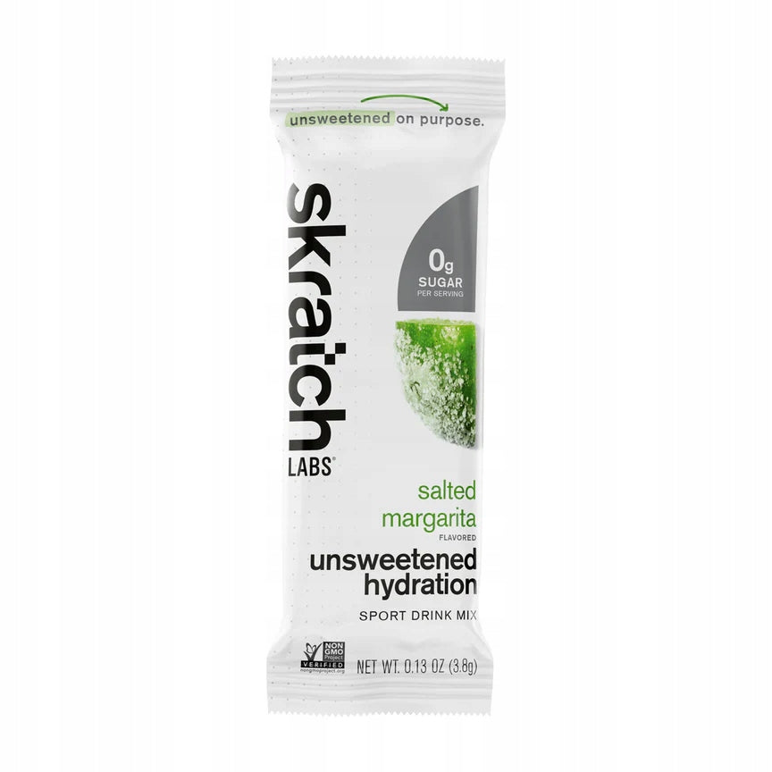 Skratch Labs sugar-free electrolyte drink, salted margarita 4g
