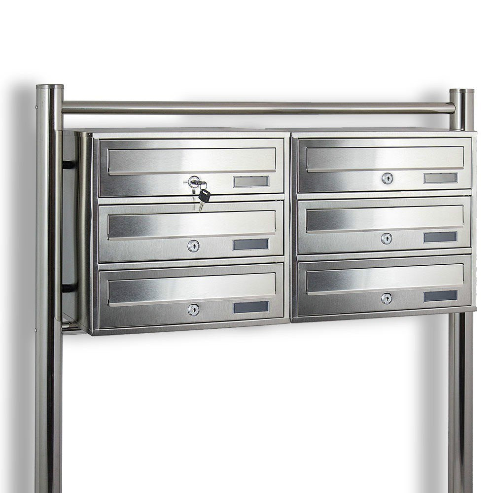 Briefkasten 2x3, Metall 
