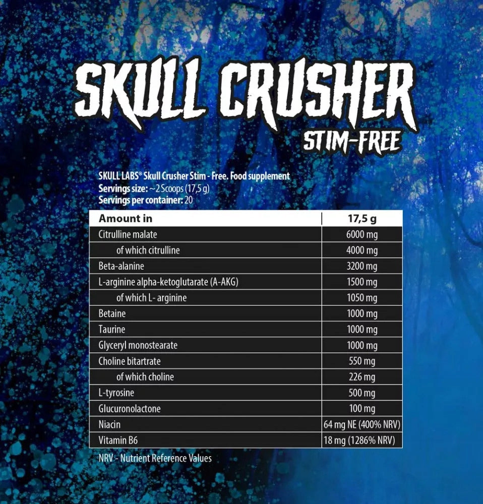 Skull Labs CRUSHER STIM-FREE 350g exotic Manufacturer code 5902448279961