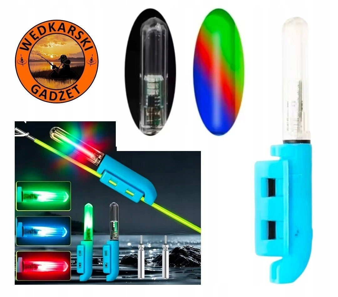 Skylight Green Standby + Vibration Sensor + Changing 3 Colors + 2x Battery