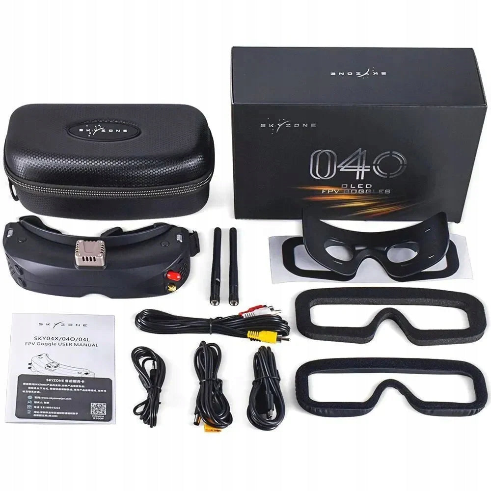 Skyzone SKY04O PRO 5.8GHz 1280*720 48CH OLED FOV FPV Goggles SMA