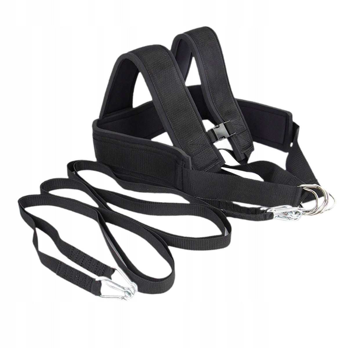 Sled Pull Straps Training Accessory Workout Women Men Shoulder Strap