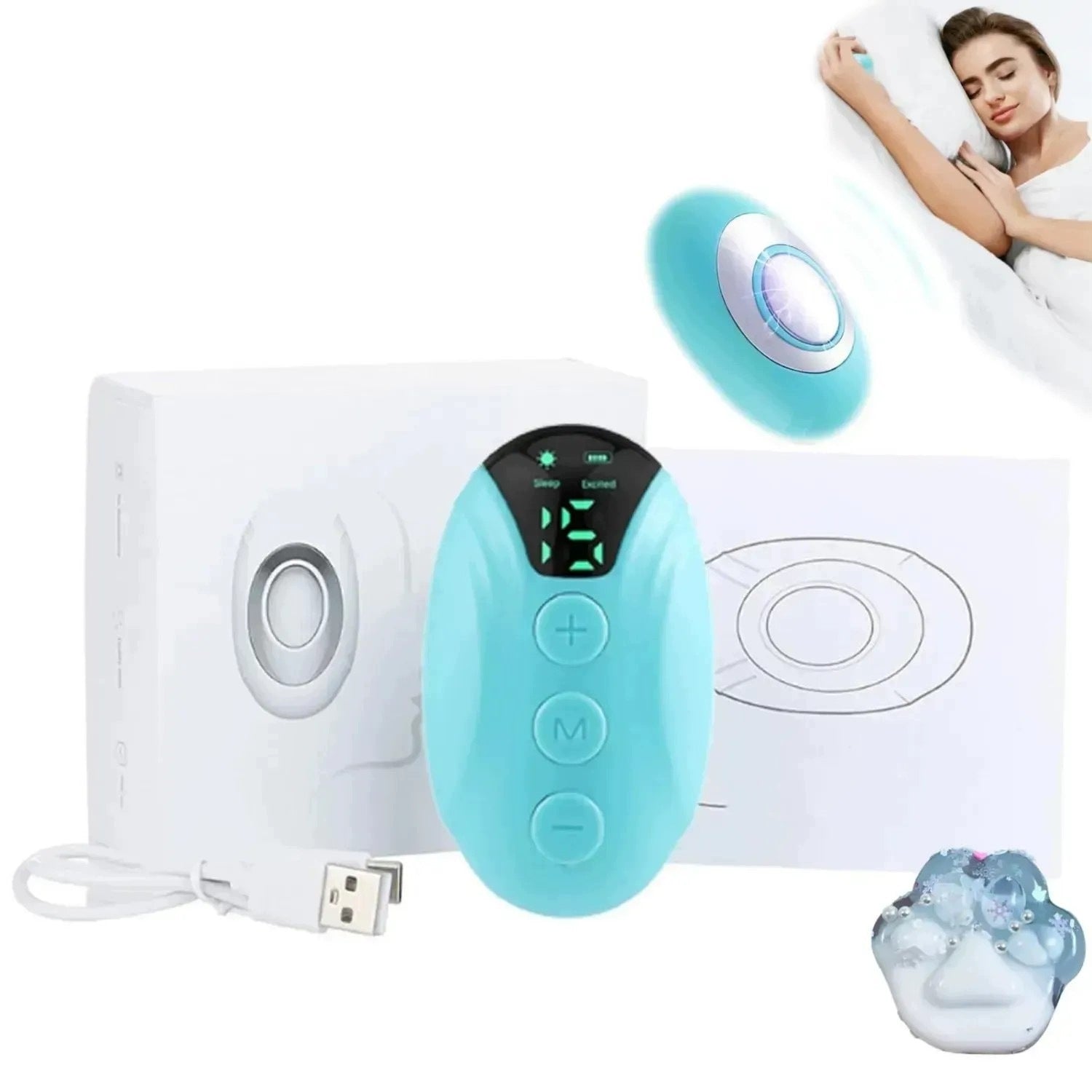 Sleep Aid Cordless Sleeping Device for Children and Adults Packaging status original