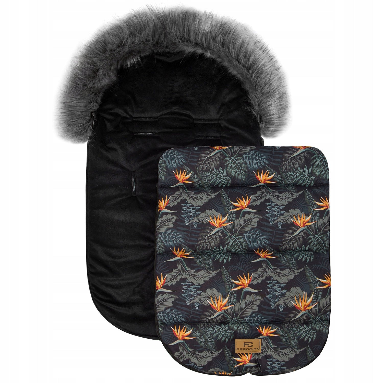Sleeping Bag for Stroller Gondola Sled Warmed 5in1 Fur Waterproof 85 cm Manufacturer code SPI-WOREK-52