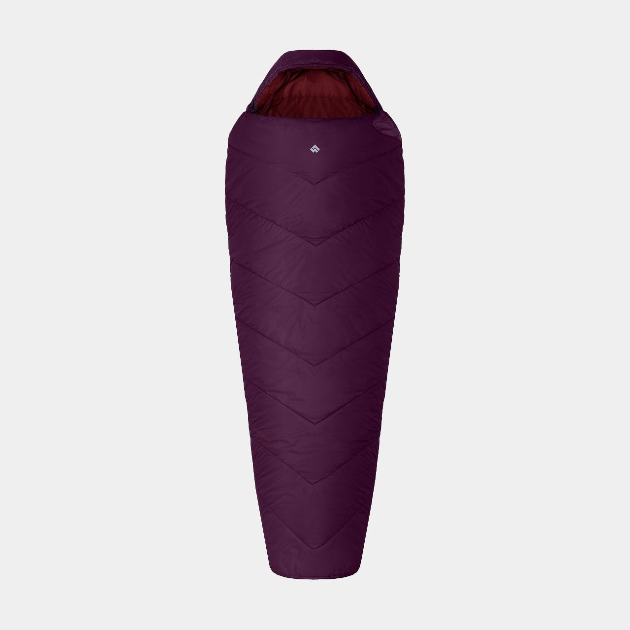 Sleeping bag Alpinus Fiber Pro W'S 1100 left DN11795 burgundy