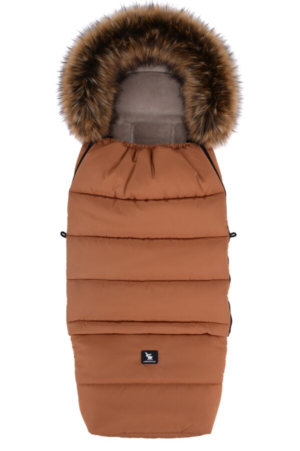 Sleeping bag COTTONMOOSE Combi Yukon Fur Amber also for Cybex stroller