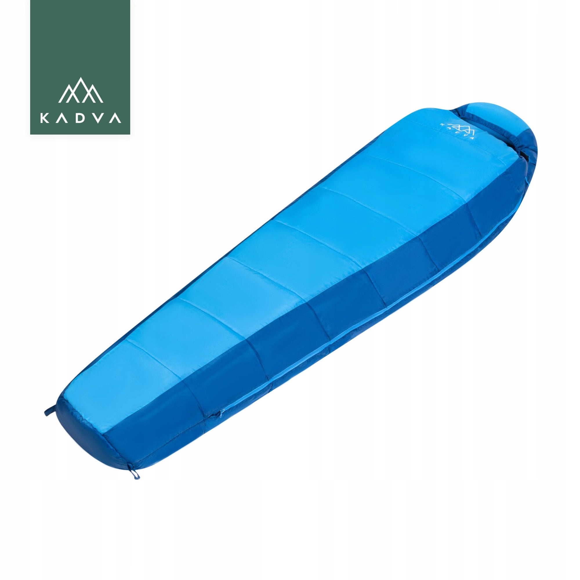 Sleeping bag KADVA Faran L left blue OS 220x80cm tourist mummy cover Brand Kadva
