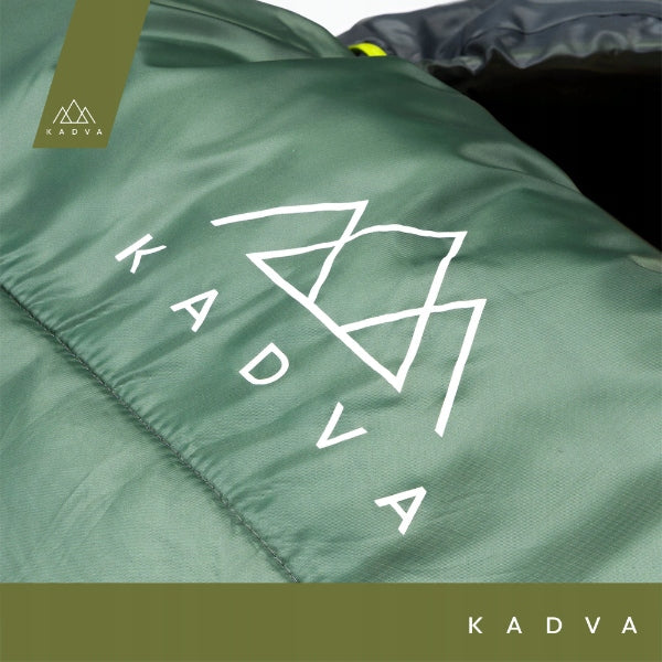 Sleeping bag KADVA Faran R right green OS 220x80cm TOURIST MUMMY COVER EAN (GTIN) 5904823882902