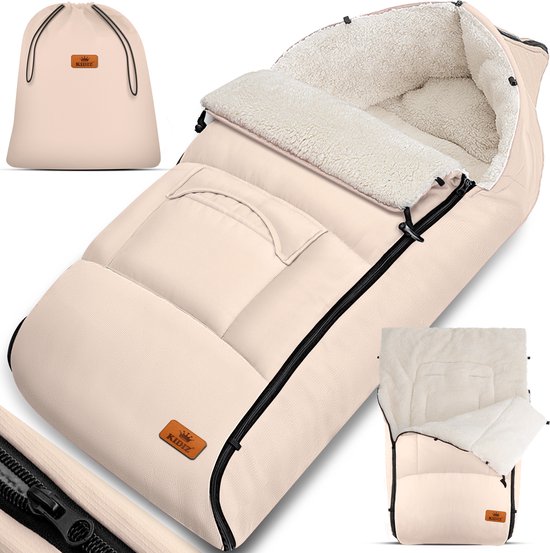 Sleeping bag KIDIZ WHITE FOR STROLLER SLEDS