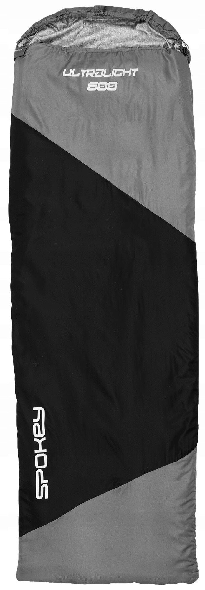 Sleeping bag SPOKEY Ultralight 600 II Black and grey Manufacturer code 922251