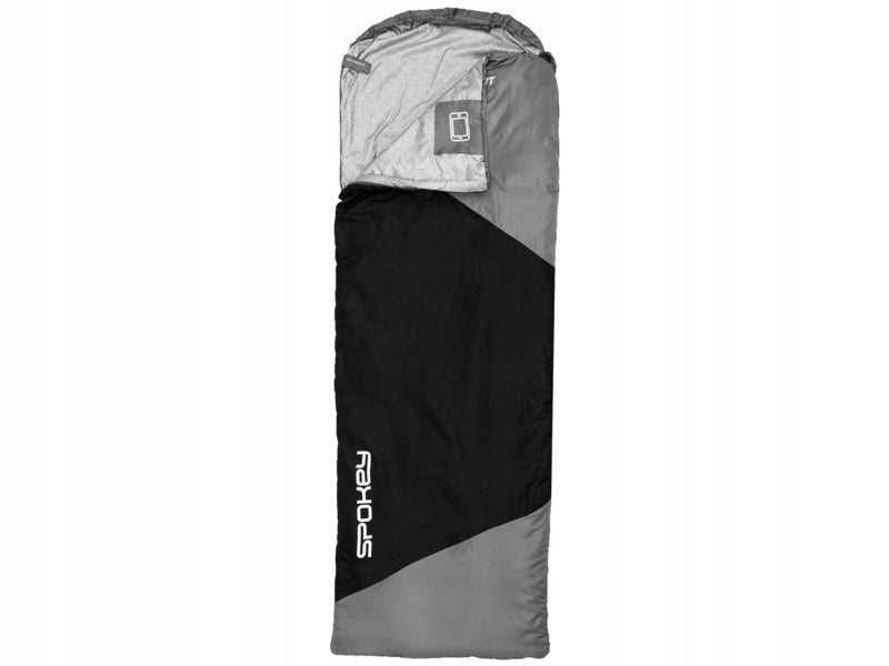 Sleeping bag SPOKEY Ultralight 600 II Black and grey
