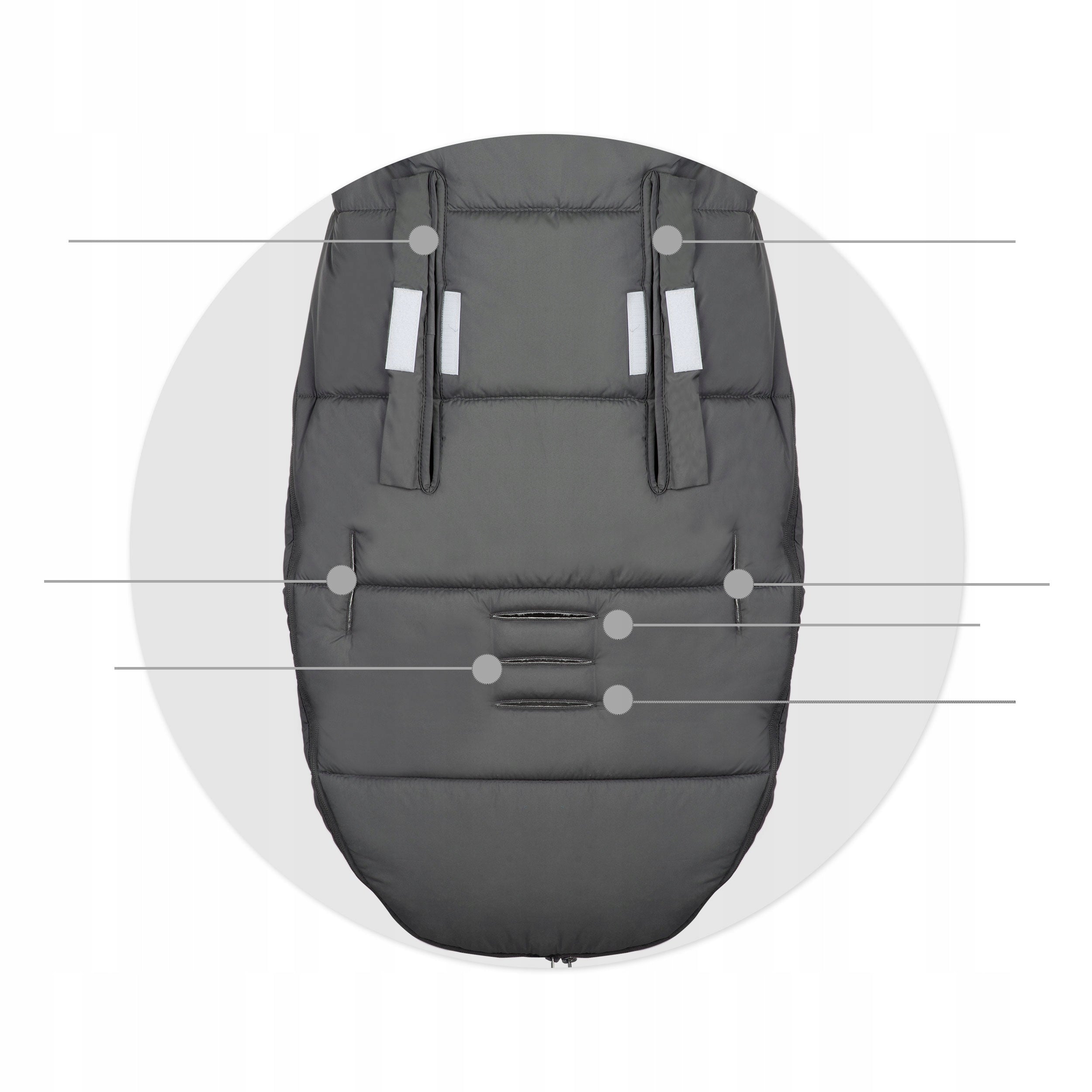 Sleeping bag for stroller gondola stroller winter WARM for winter sled 4in1 EAN (GTIN) 5908220476399