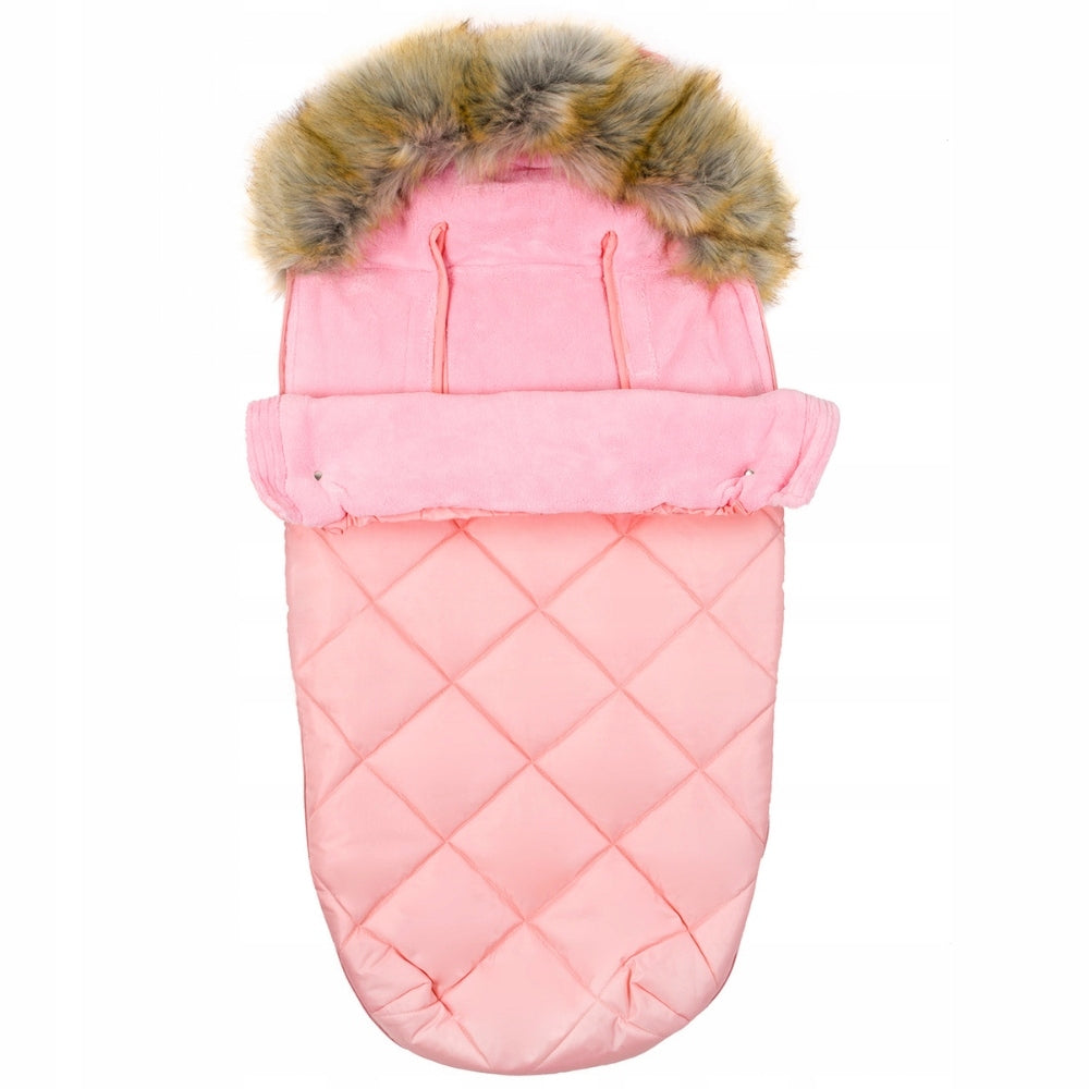 Sleeping bag with fur for stroller for winter for quilted sled Packaging status original