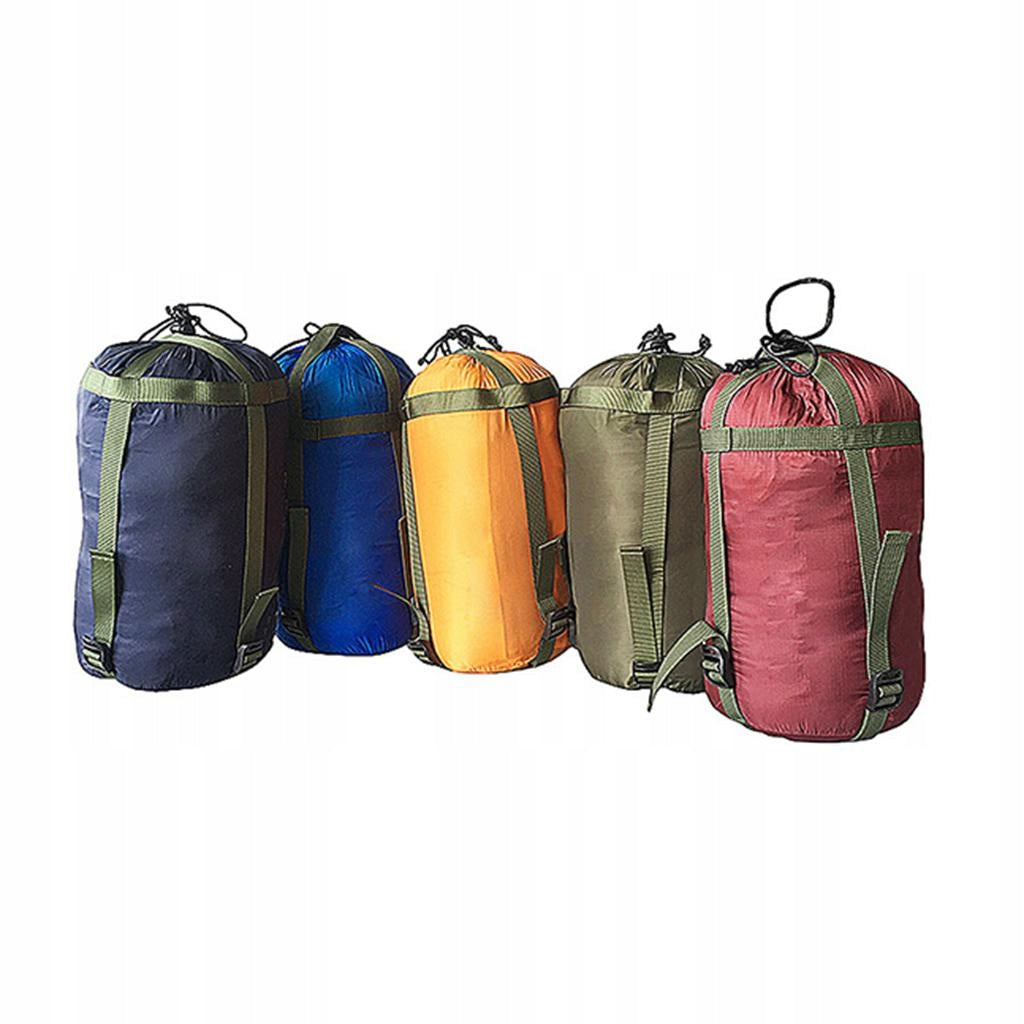 Sleepingbag Storage Pack Compression Stuff Sack Tent Utility Sky Blue Packaging status original