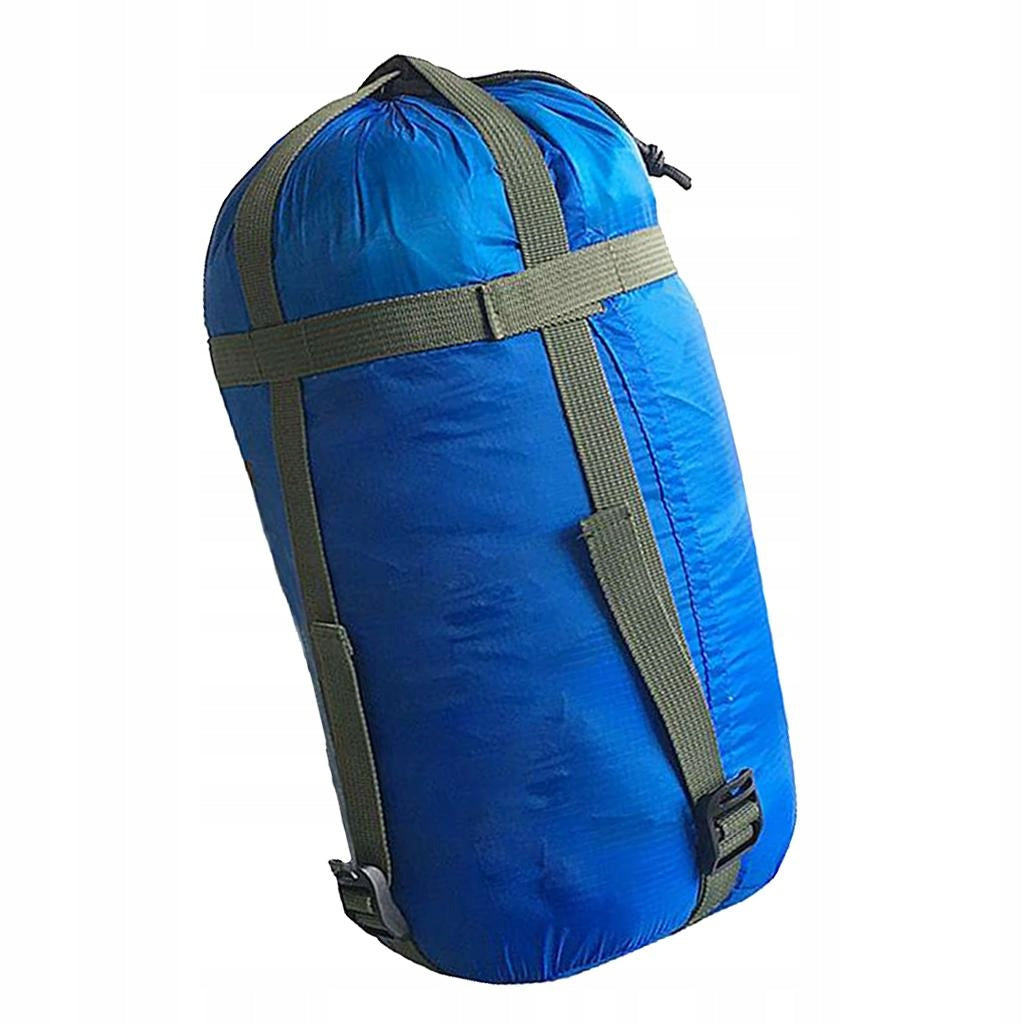 Sleepingbag Storage Pack Compression Stuff Sack Tent Utility Sky Blue