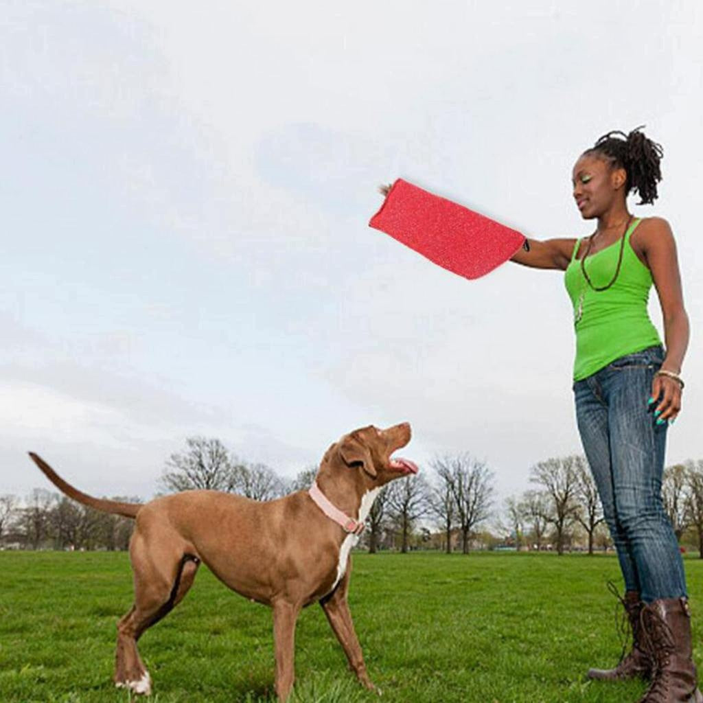 Sleeve Training, Suitable for Mastiffs, Small Dog Training for Puppies, red
