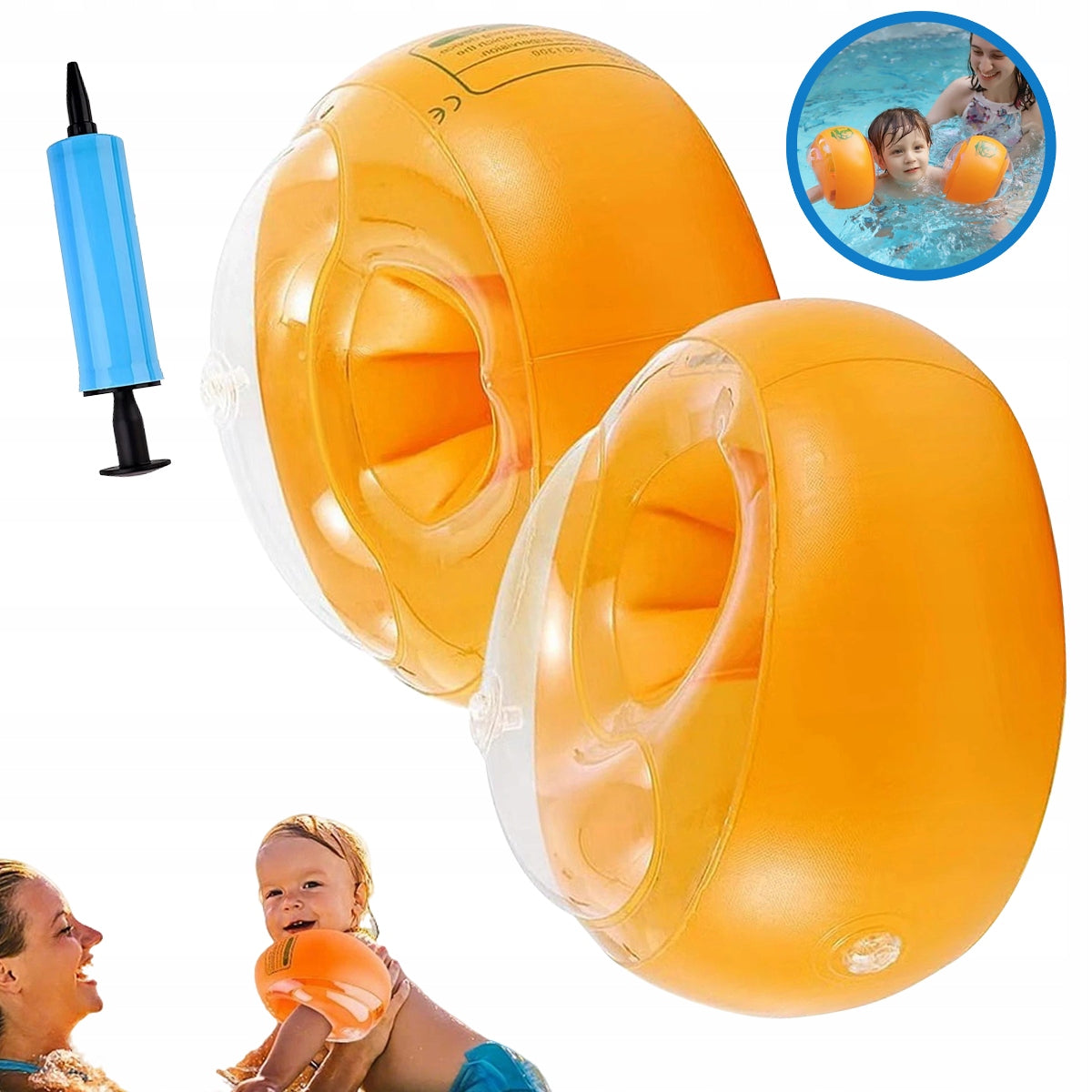 Sleeves for Learning to Swim Butterflies for Children 1-4 years 21-23cm