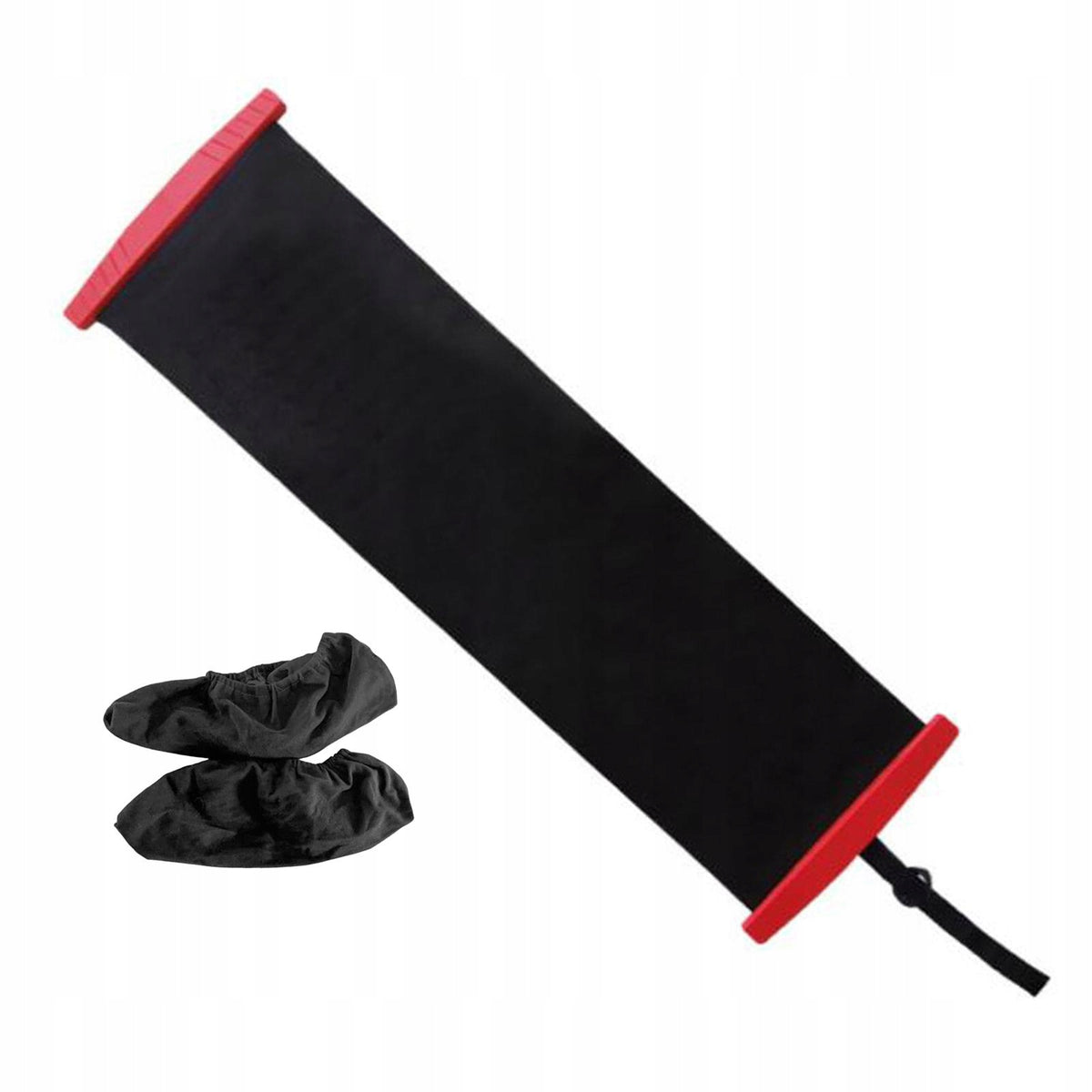 Slide Board Exercise Sliding Mat Yoga Durable Glide Plate Black 200mx50cm Packaging status original