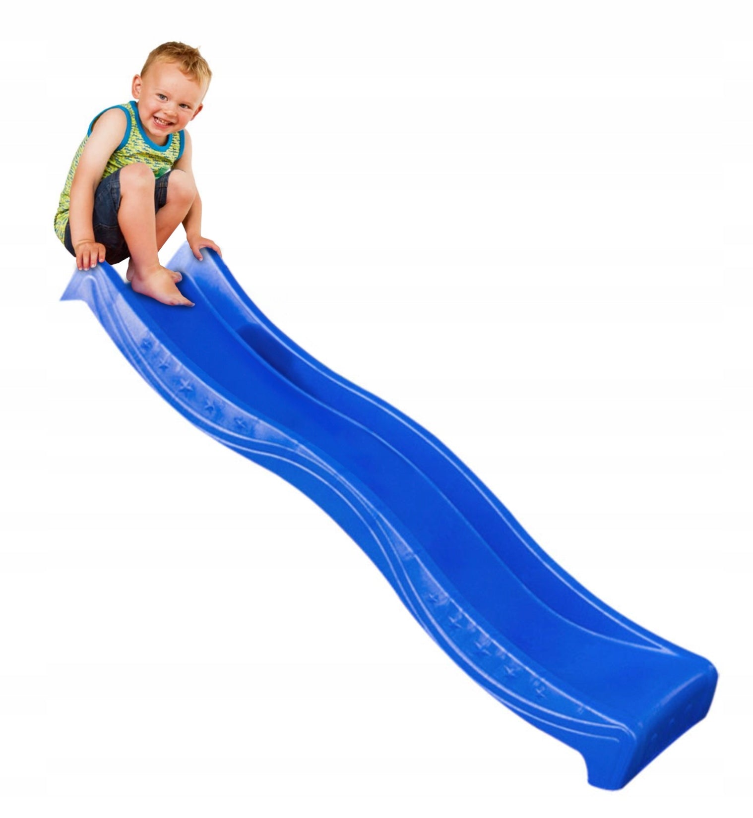 Slide Water Slide Children Square Toys 2,5m JF blue Brand no brand