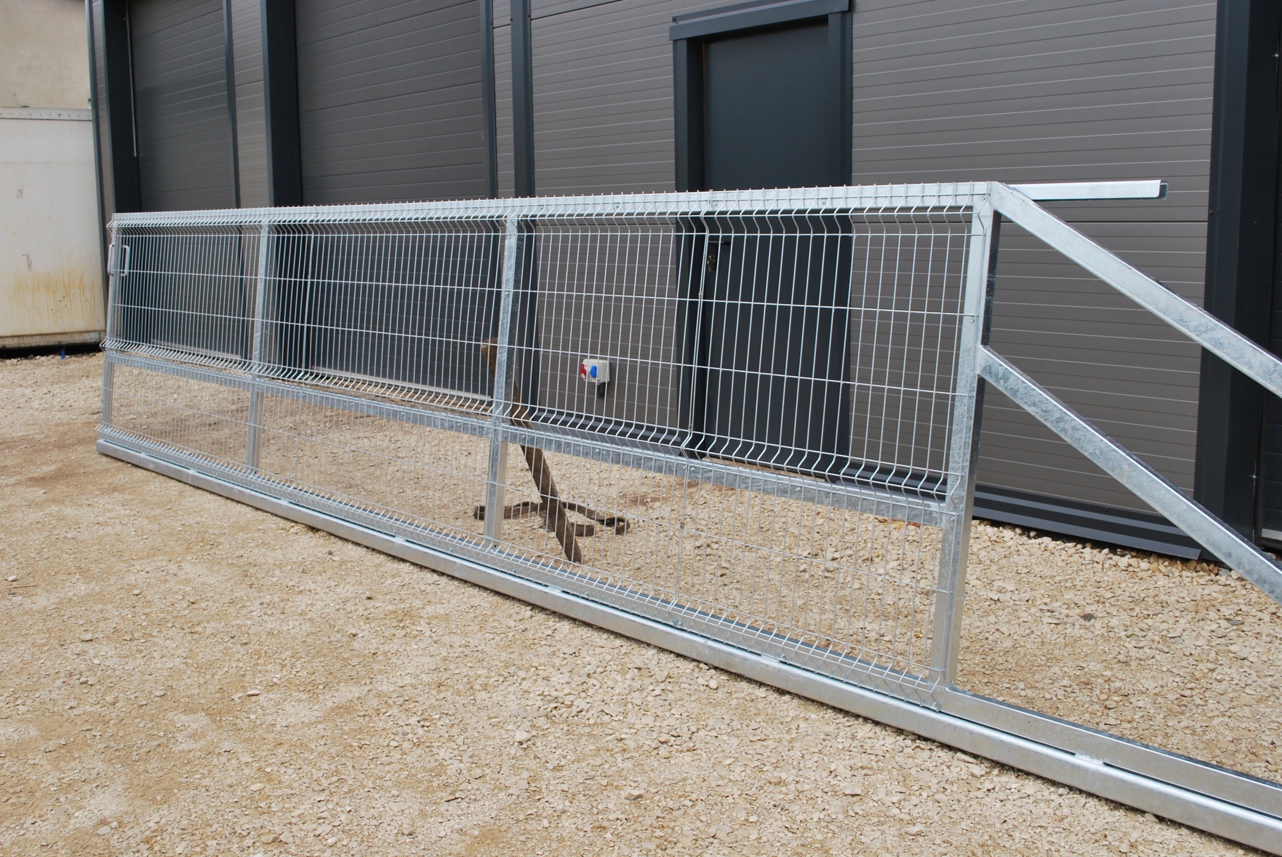 Sliding gate 600 x 143cm Panel 6m Zinc , Delivery in 2 days , DERMET Gate type sliding