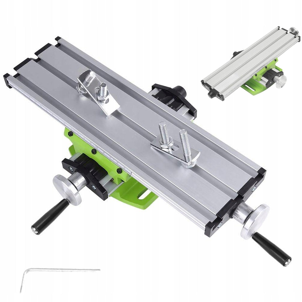 Sliding table with three T grooves for drill