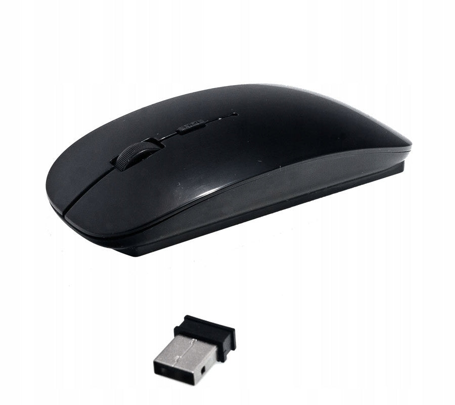 Slim Wireless Optical Mouse with Receiver
