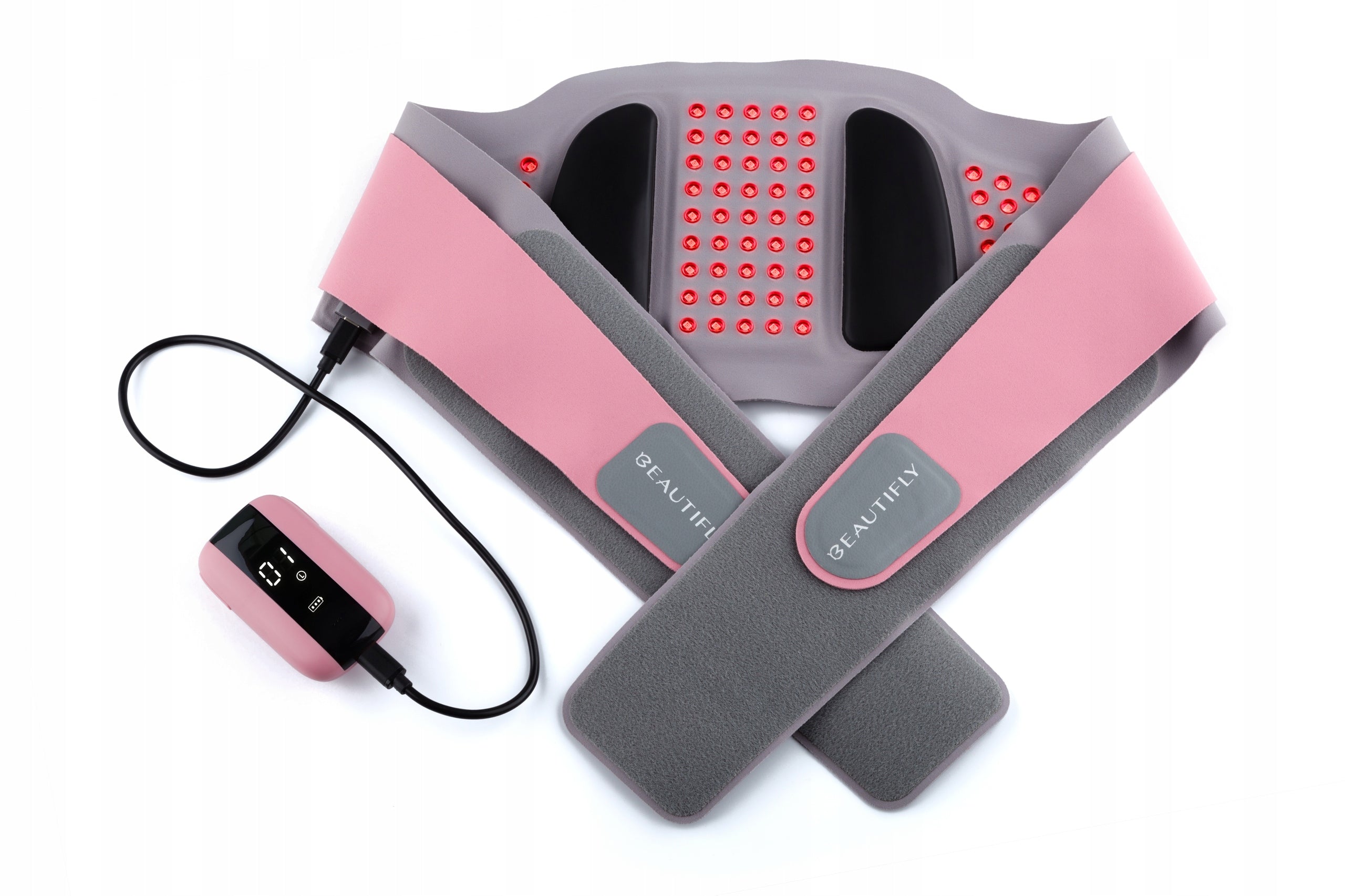 Slimming belt Beautifly pink universal 109,50 cm with velcro
