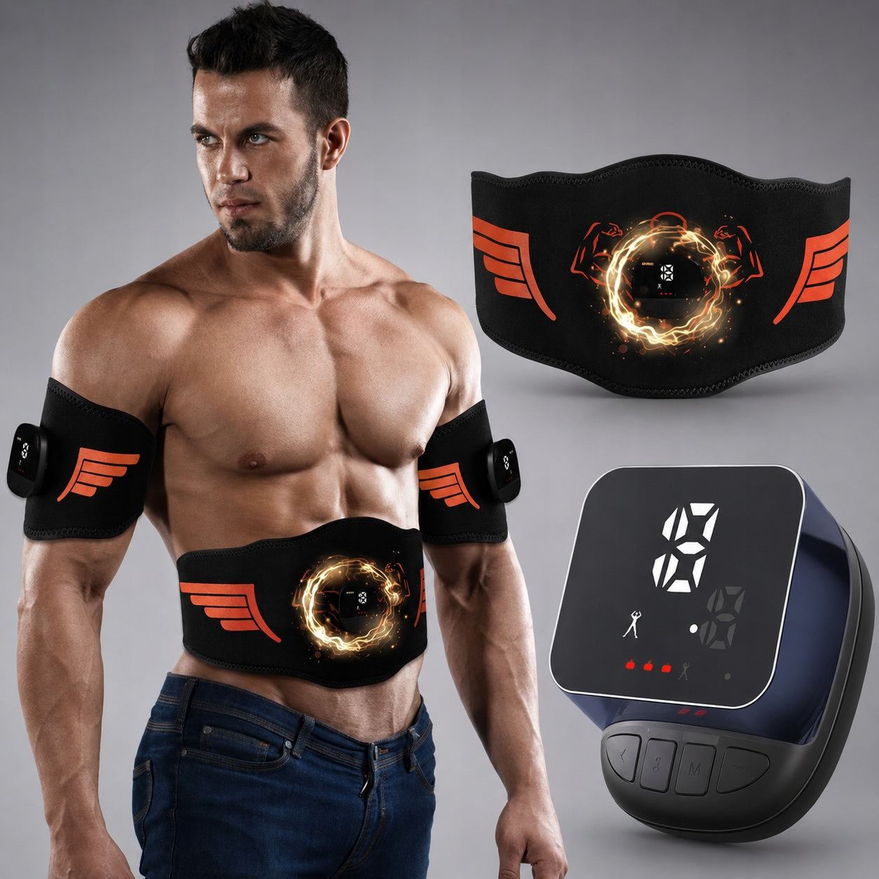Slimming belt LynkCust FitSenso S2.5 universal size 3PCS Kind slimming belt