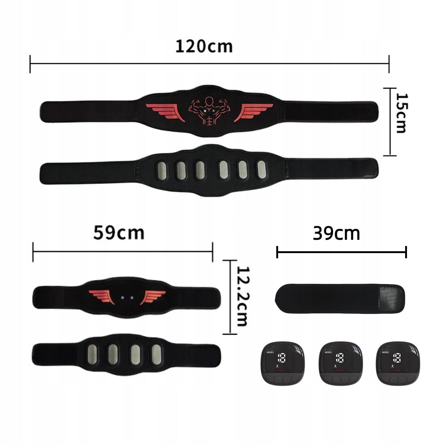 Slimming belt LynkCust FitSenso S2.5 universal size 3PCS Manufacturer code GS-1307