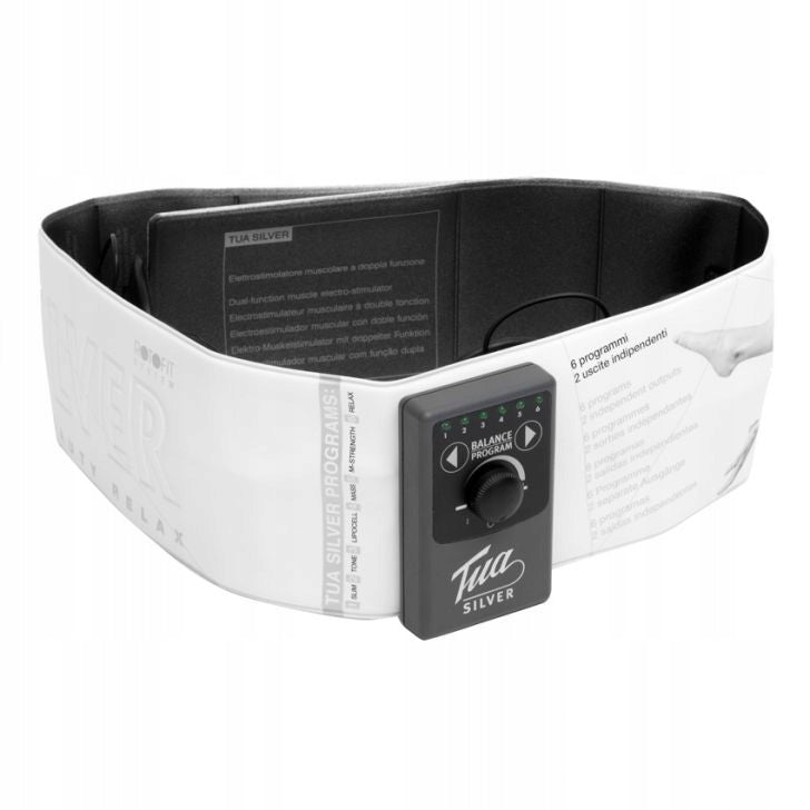 Slimming belt massager electrostimulator SILVER Brand Vupiesse