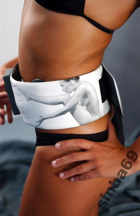 Slimming belt massager electrostimulator SILVER Color multicolor