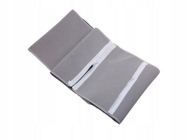 Slimming belt with zipper UNIVERSAL neoprene corset grey Brand Rozz