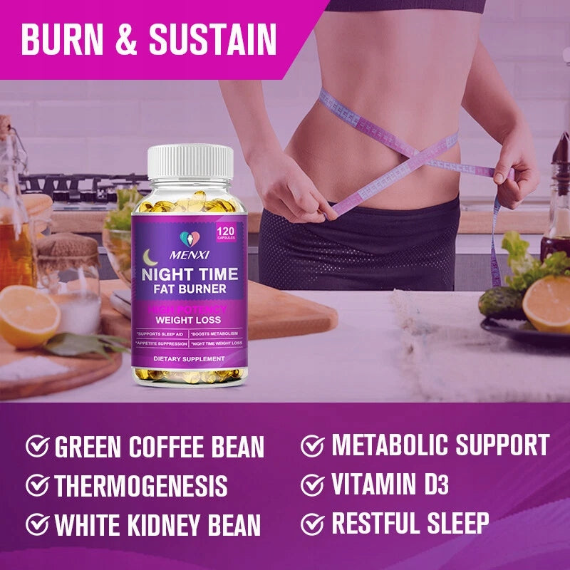 Slimming capsules for the night 360 – softgel tablets supporting burns Expiration date at least 1 year from the date of purchase