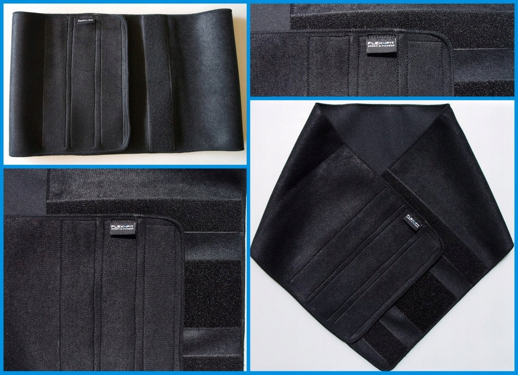 Slimming neoprene belt S 80 cm shaping, adjustable Reinforced Brand Flex4fit