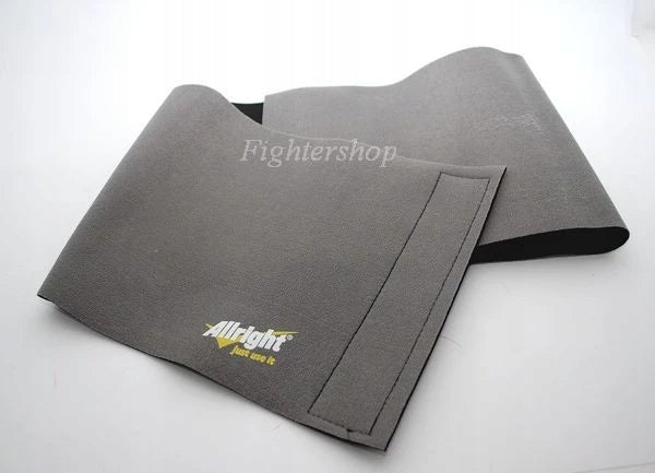 Slimming neoprene belt sauna Allright 25 cm Color gray