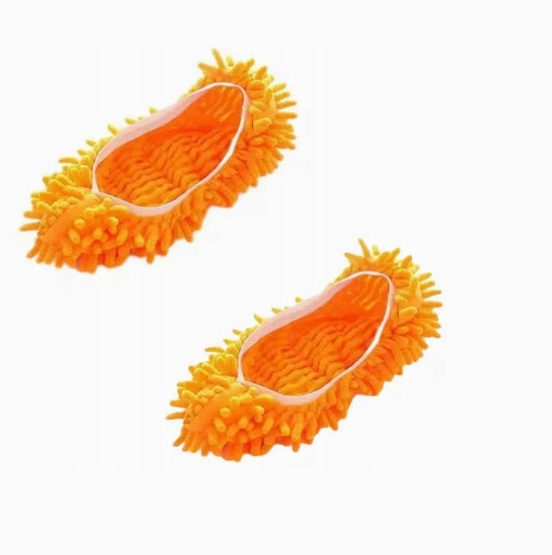 Slippers Mop Orange - Clever Cleaning with Every Step (2-Pack)