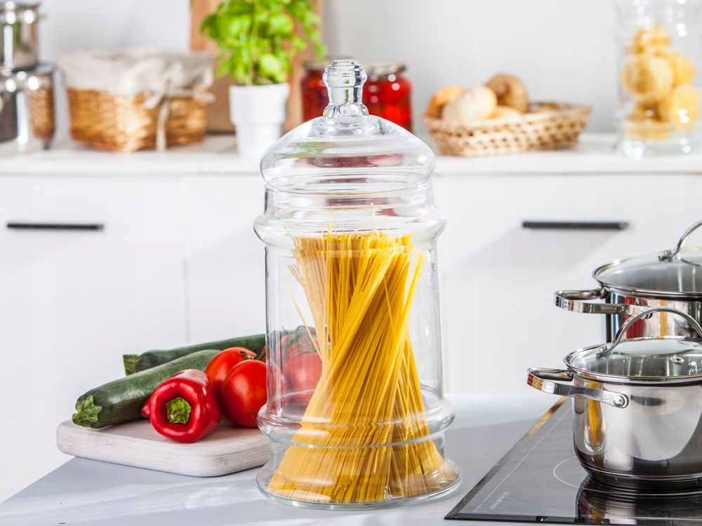 Stiklinis indas su dangteliu, 3L