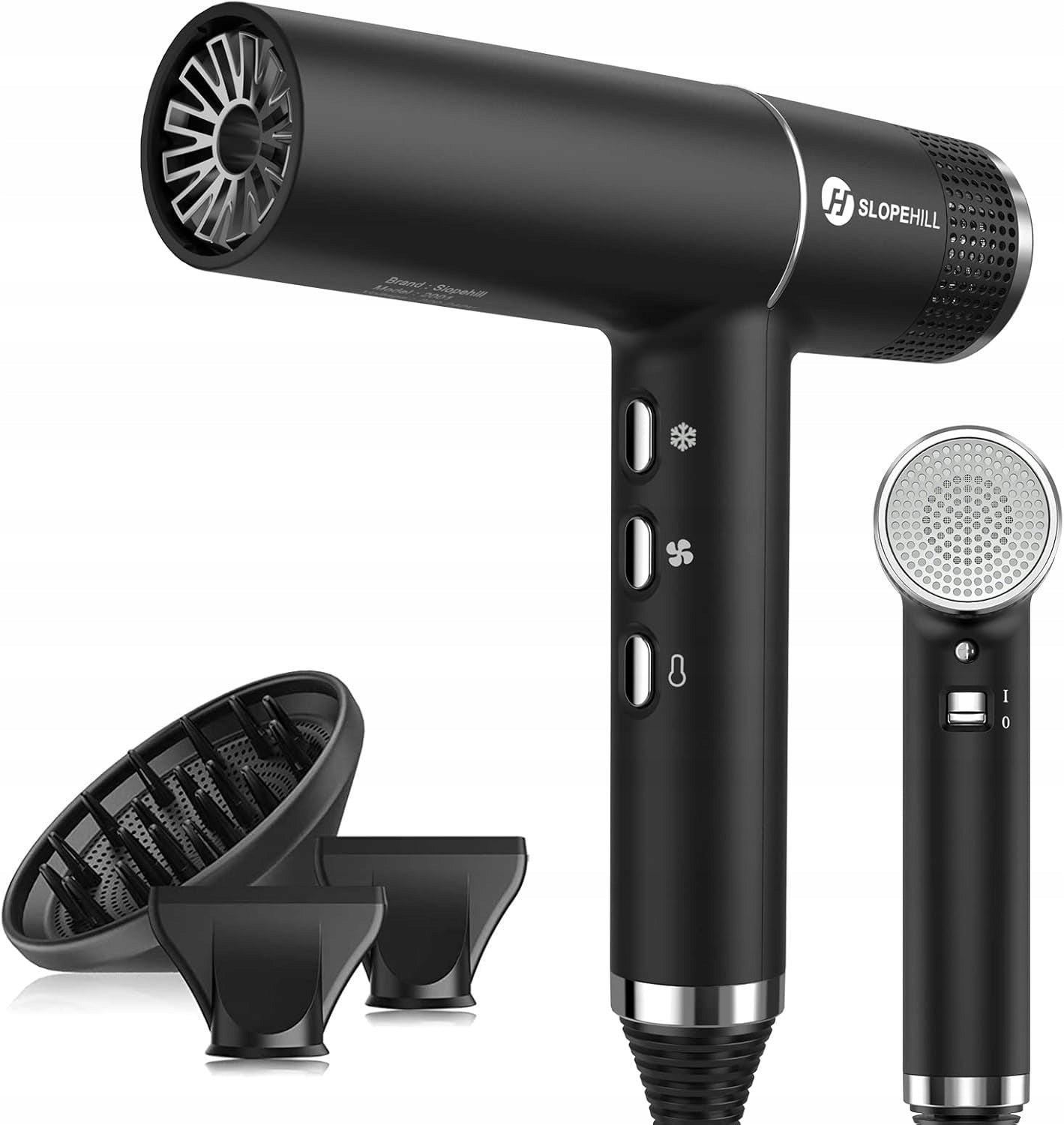 Slopehill Hair Dryer with Unique Brushless Motor A537