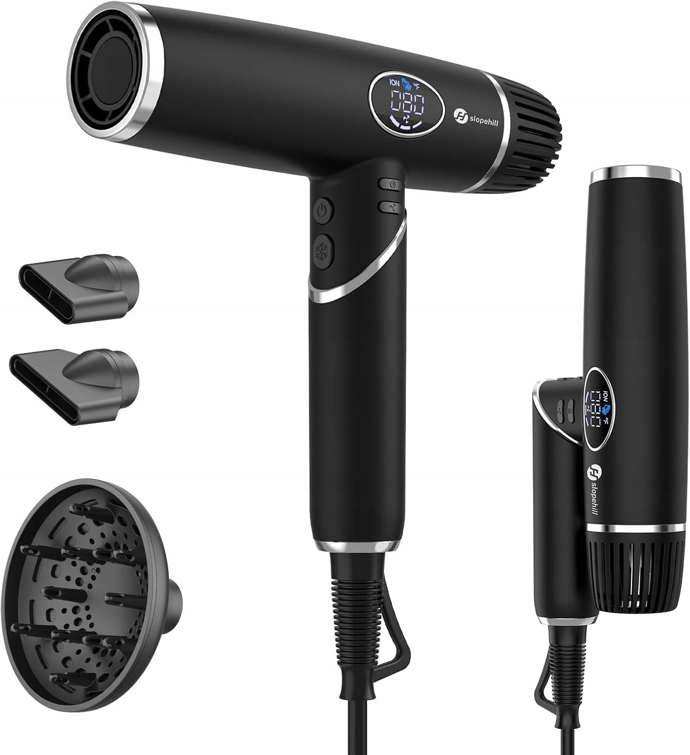 Slopehill Ion Hair Dryer 2000W Brushless Motor LCD 110k