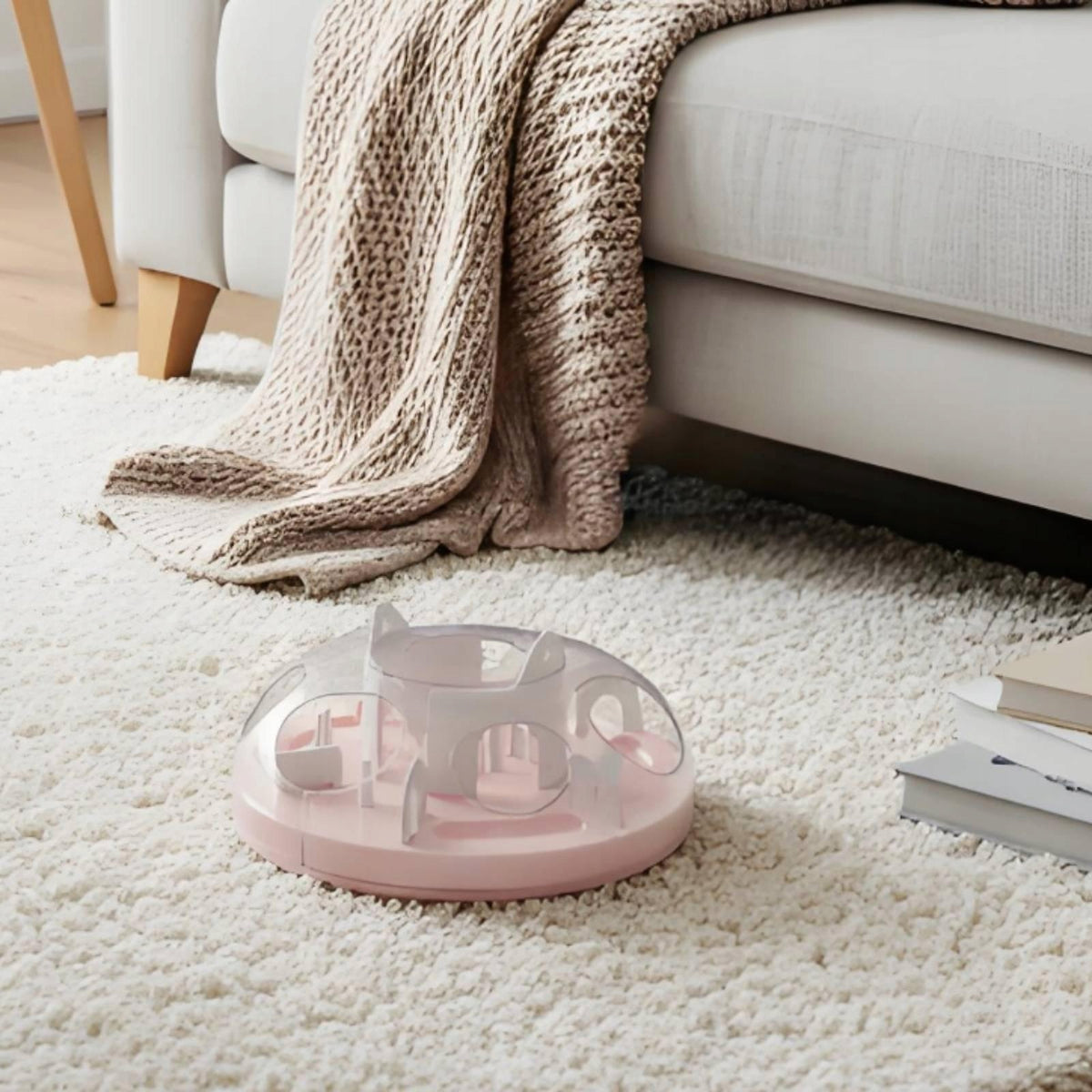 Slow Feeder Cat Bowl Enrichment Cat Puzzle Feeder Adjustable Packaging status original