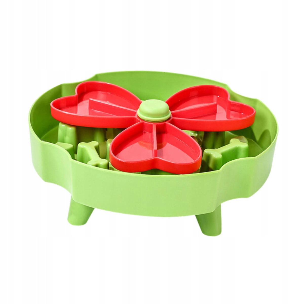 Slow Feeder Dog Bowl Pet Slower Food Feeding Dish Dogs Medium Large Green