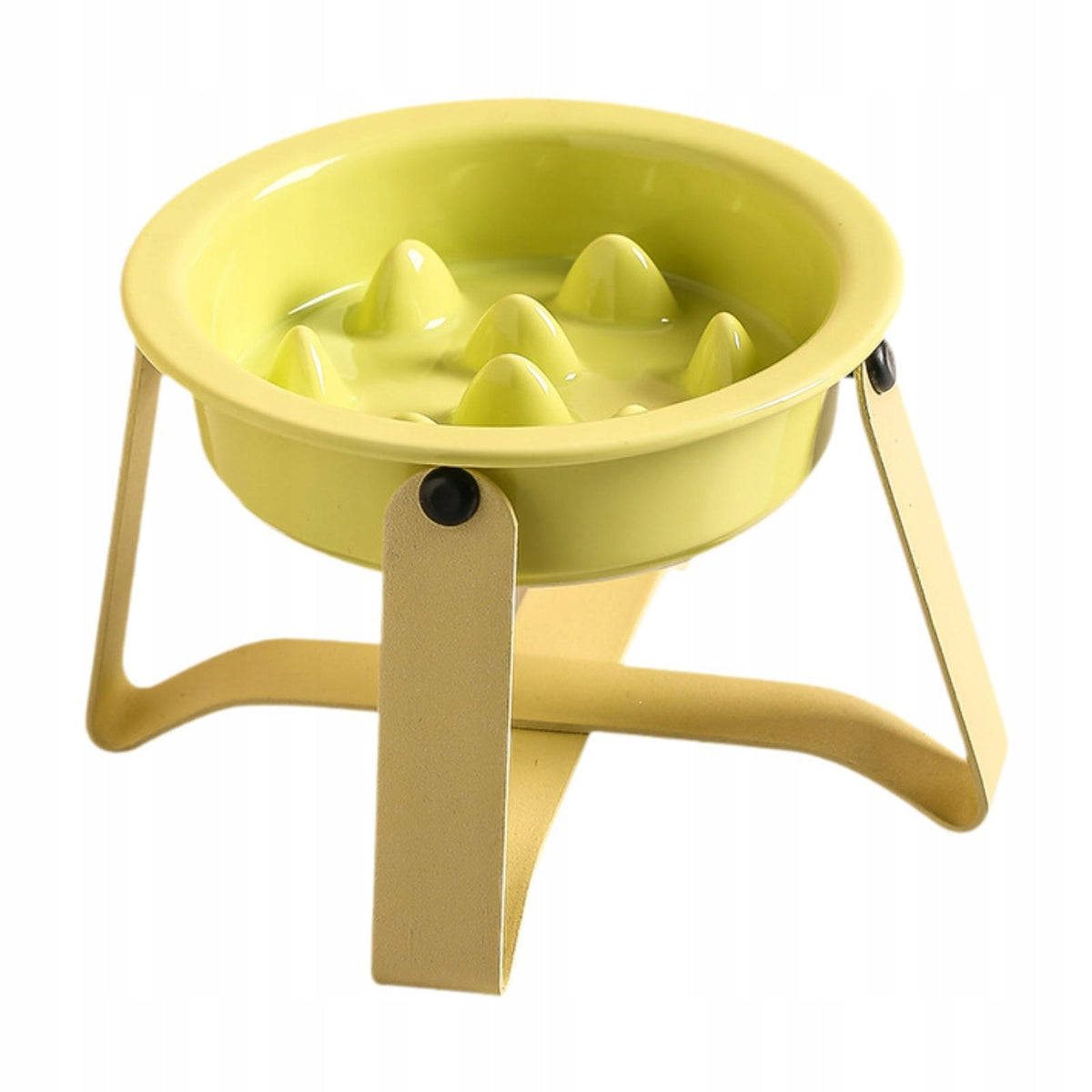 Slow Feeder Dog Cat Bowl Portable Interactive Dog Toy Anti Gulping green