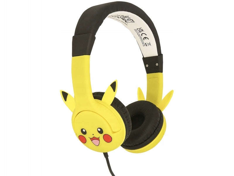 Sluchátka přes uši OTL Pikachu PK1178 Žluto-černá Manufacturer code 5055371628402